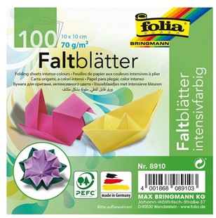 Bild von Folia Faltblätter 10x10cm
