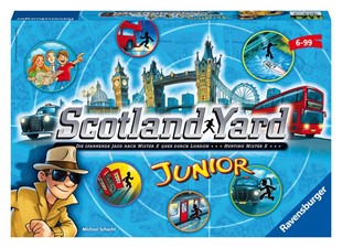 Bild von Schacht, Michael: Ravensburger 22289 - Scotland Yard Junior, Brettspiel für 2-4 Spieler, Gesellschafts- und Familienspiel, für Kinder ab 6 Jahren