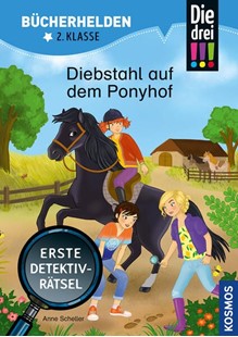 Bild von Scheller, Anne: Die drei !!!, Bücherhelden 2. Klasse, Diebstahl auf dem Ponyhof