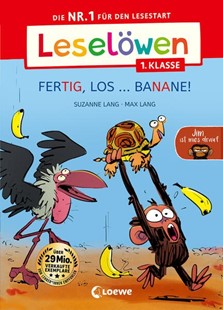 Bild von Lang, Suzanne: Leselöwen 1. Klasse - Jim ist mies drauf - Fertig, los ... Banane! (Großbuchstaben)