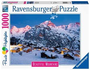 Bild von Ravensburger Puzzle - Berner Oberland, Mürren - 1000 Teile Puzzle, Beautiful Mountains Collection, für Erwachsene und Kinder ab 14 Jahren