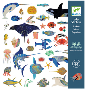 Bild von Djeco Sticker Metallic Ocean