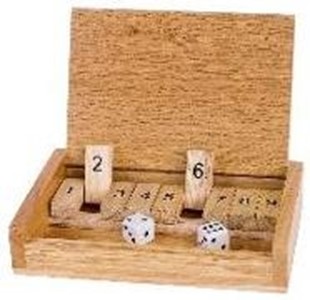 Bild von Reise-Würfelspiel Shut the box