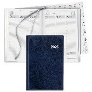Bild von Biella Geschäftsagenda Terminia PVC, 14,5x20,5 cm, 1 Woche auf 2 Seiten, blau 2025