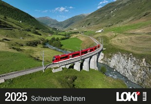 Bild von LOKI Verlag (Hrsg.): LOKI Kalender Schweizer Bahnen 2025