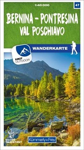 Bild von Kümmerly+Frey Wanderkarte 47 Bernina, Pontresina, Val Poschiavo 1:40.000. 1:40'000