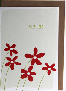Bild von Grußkarte Lief - Alles Liebe
