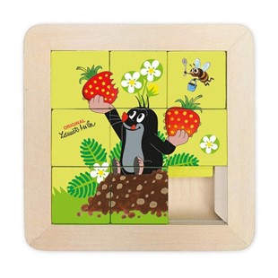 Bild von Trötsch Verlag GmbH & Co. KG (Hrsg.): Trötsch Der kleine Maulwurf Schiebepuzzle aus Holz