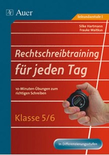 Bild von Hartmann, Silke: Rechtschreibtraining für jeden Tag Klasse 5/6