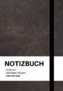 Bild von A4, Notizbuch: Notizbuch A4 blanko - 100 Seiten 90g/m² - Soft Cover Schwarz - FSC Papier