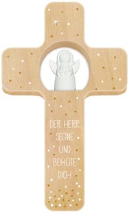 Bild von Jäger, Elli (Illustr.): Holzkreuz - Der Herr segne und behüte dich