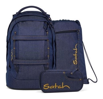 Bild von satch Pack Denim Blue 3-tlg. Set