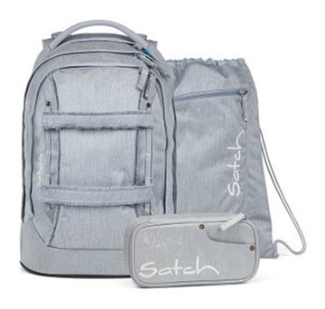 Bild von satch Pack Washed Blue 3-tlg. Set