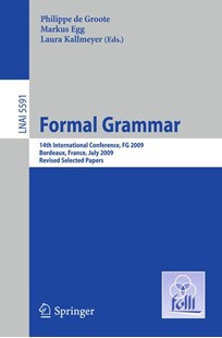 Bild von De Groote, Philippe (Hrsg.): Formal Grammar (eBook)