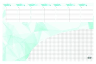 Bild von Zettler Kalender (Hrsg.): Schreibunterlage mit Wochenplan
