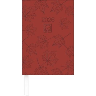 Bild von Zettler Kalender GmbH (Verlag) (Geschaffen): Wochenbuch rot 2026 - Bürokalender 14,6x21 cm - 1 Woche auf 2 Seiten - 128 Seiten - Notizbuch - Blauer Engel - 766-0711