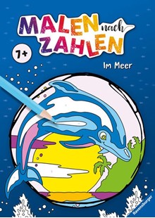 Bild von Wagner, Maja (Illustr.): Ravensburger Malen nach Zahlen ab 7 Jahren: Im Meer - 24 Motive - Malheft für Kinder - Nummerierte Ausmalfelder