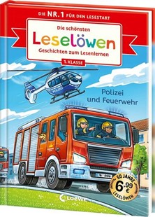 Bild von Die schönsten Leselöwen-Geschichten zum Lesenlernen - Polizei und Feuerwehr