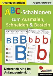 Bild von Hofmann, Angelika: ABC-Schablonen zum Ausmalen, Schneiden und Basteln (eBook)
