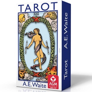 Bild von Waite, Arthur Edward: Tarot of A.E. Waite (Blue Edition, Pocket, Portuguese)