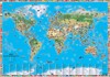 Bild von freytag & berndt (Hrsg.): Weltkarte für Kinder, 1:22.000.000, Poster metallbestäbt, freytag & berndt. 1:22'000'000
