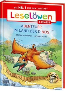 Bild von Stütze & Vorbach: Leselöwen 1. Klasse - Abenteuer im Land der Dinos