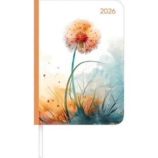 Bild von Alpha Edition GmbH & Co. KG (Geschaffen): Alpha Edition - Lady Journal Blowballs 2026 - Taschenkalender A6 (11×15 cm) mit Monatsübersicht & Notizbereich, eleganter Terminplaner für Beruf, Schule & Alltag