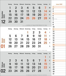 Bild von times&more 3-Monatsplaner, orange 2026