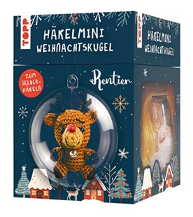Bild von Konrad, Esther: Häkelmini-Weihnachtskugel Häkelset Rentier
