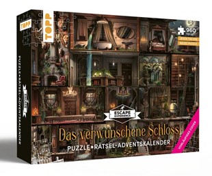 Bild von Pieper, Hans: Puzzle-Rätsel-Adventskalender: Das verwunschene Schloss - 24 Puzzles mit insgesamt 960 Teilen