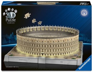 Bild von 3D Puzzle Iconics: Kolosseum Rom - mit Licht