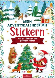 Bild von Jatkowska, Ag (Illustr.): Mein Adventskalender mit Stickern