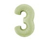 Bild von Folien Zahlenballon  3 mit Helium gefüllt