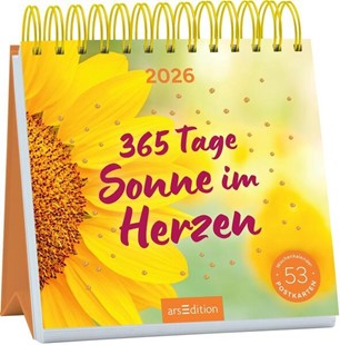 Bild von Postkartenkalender 365 Tage Sonne im Herzen 2026