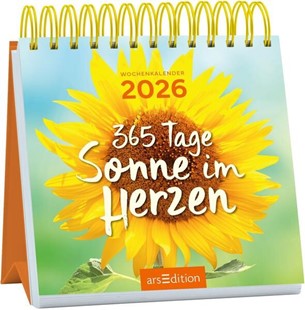 Bild von Mini-Wochenkalender 365 Tage Sonne im Herzen 2026