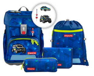 Bild von STEP BY STEP Cloud Schulranzen-Set "Police Truck Charly", 5-teilig