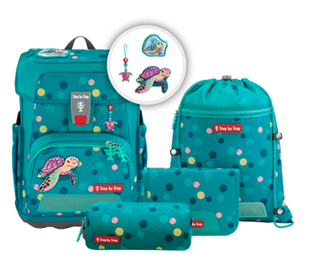 Bild von STEP BY STEP Cloud Schulranzen-Set "Turtle Josie", 5-teilig