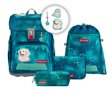 Bild von STEP BY STEP Cloud Schulranzen-Set "Dog Basty", 5-teilig