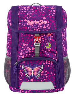 Bild von STEP BY STEP Junior KID Rucksack Set 3-teilig "Butterfly Night Ina"