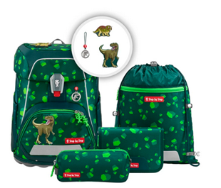 Bild von STEP BY STEP FIT Schulranzen-Set "Dino Targo", 5-teilig