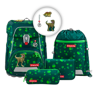 Bild von STEP BY STEP FIT Schulranzen-Set "Dino Targo", 5-teilig