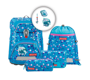 Bild von STEP BY STEP FIT Schulranzen-Set "Dolphin Finja", 5-teilig