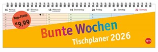 Bild von Bunte Wochen Wochenquerplaner 2026