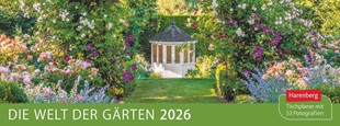 Bild von Die Welt der Gärten Premium-Tischplaner 2026 - Wochenkalender mit 53 Fotografien