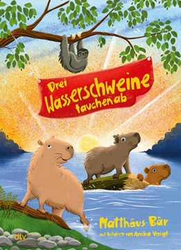 Bild von Bär, Matthäus: Drei Wasserschweine tauchen ab