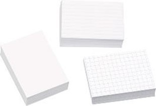 Bild von Karteikarten A8 weiss kariert